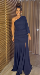 Vestido Madame - Azul Marinho