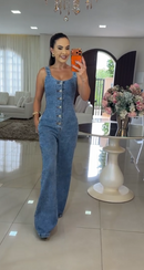 Macacão Nice Jeans - Jeans Médio