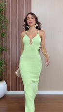 Vestido Lara - Verde Limão