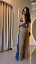 Conjunto Ana - Bege com Jeans