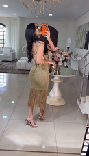 Vestido Marisa - Dourado