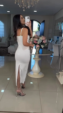 Vestido Pedraria - Branco