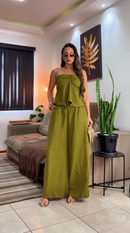 Conjunto Aurora - Verde Oliva