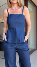 Conjunto Bella Jeans - Jeans Escuro