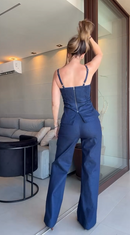 Conjunto Bella Jeans - Jeans Escuro