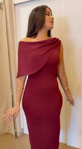 Vestido Rubi - Vinho
