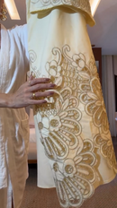 Conjunto Imperial - Amarelo Claro com Bordado