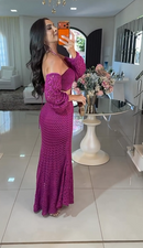 Vestido Jasmin - Fúcsia