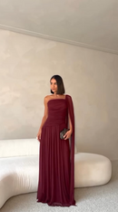Vestido Bella - Vinho