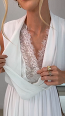 Conjunto Renda - Branco
