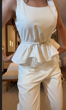 Conjunto Filó - Branco