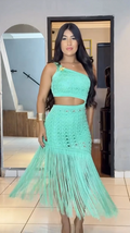 Vestido Cancún - Verde Água