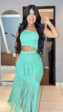Vestido Cancún - Verde Água