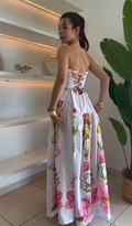 Vestido Savana - Branco Floral