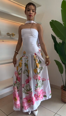 Vestido Savana - Branco Floral