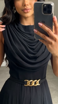Macacão Elegante - Preto