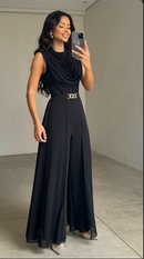 Macacão Elegante - Preto