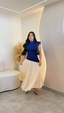 Saia Plissada - Off-White