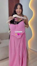 Conjunto Rosa Pantalona - Frente