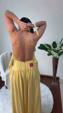 Vestido Longo Amarelo