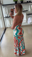 Vestido Copacabana - Estampado Tropical