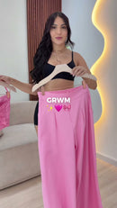 Conjunto Rosa Pantalona - Rosa