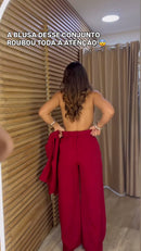 Conjunto Vermelho Colete - Vermelho