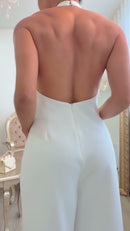 Macacão Branco Frente Única - Off White