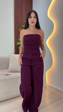 Conjunto Ameixa Tomara que Caia - Ameixa