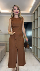 Conjunto Marrom Regata Saia - Marrom
