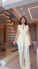 Conjunto Off White Linho - Off White