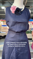 Conjunto Rosa Pink Blusa Polo e Calça Pantalona - Rosa Pink