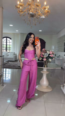 Conjunto Pink Wide Leg - Pink