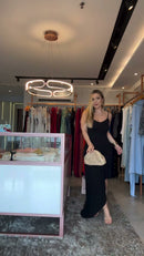 Vestido Preto de Alças - Preto