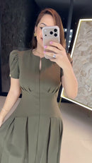 Vestido Longo Verde Militar - Verde Militar