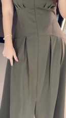 Vestido Longo Verde Militar - Verde Militar