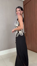 Vestido Preto Ombro Só - Preto
