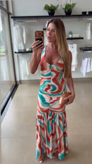 Vestido Copacabana - Estampado Tropical