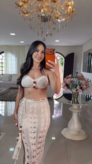 Conjunto Lili Boutique - Bege