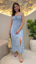 Vestido Bordado 3D